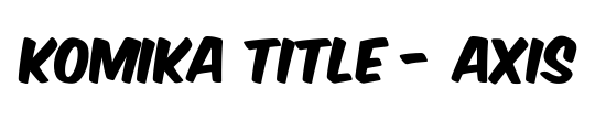 Komika Title - Tilt