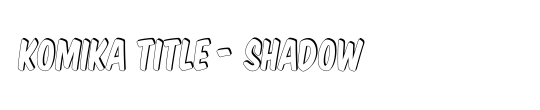 Komika Display - Shadow