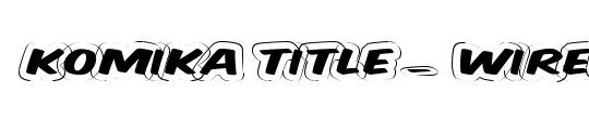 Komika Title - Tilt