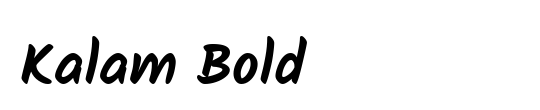 Kalam Bold