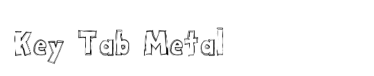 Metal Font