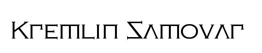 Kremlin Menshevik Bold Italic