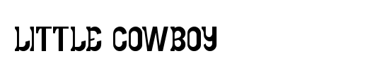 The Cowboy Font