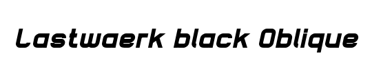 Lastwaerk black