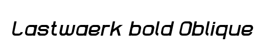 Lastwaerk bold