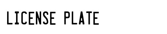 Sans Plate Caps