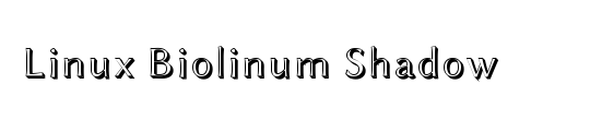 Linux Biolinum Keyboard