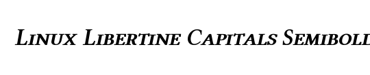 Linux Libertine Capitals