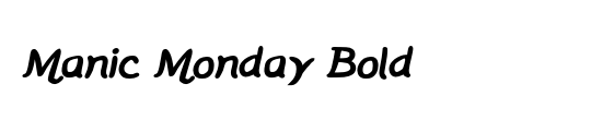 Monday Bold (sRB)