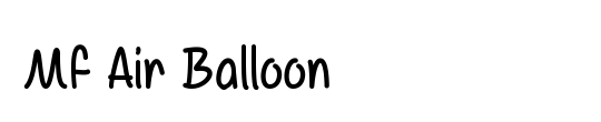 Balloon Lettering