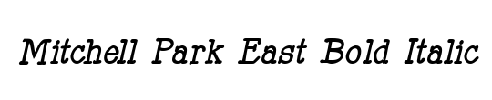 East Side Italic