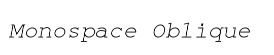 Monospace