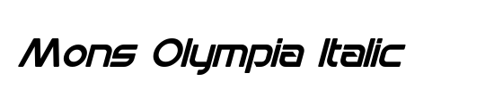 Mons Olympia Condensed