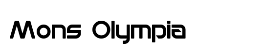 Mons Olympia Condensed