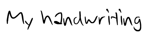 Pixelized Handwriting