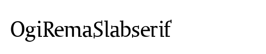 OgiRemaSlabserif