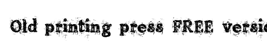 Old printing press_FREE-version
