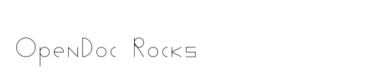 OpenDoc Rocks