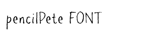 pencilPete FONT