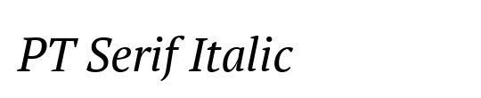 ENYO Serif Regular Italic