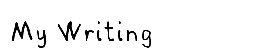 Crazy Writing