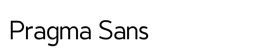 Pragma Sans