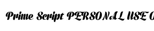 Recorda Script Personal Use Only