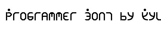 Programmer Font