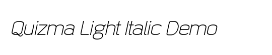 Malter Sans Light Italic Demo