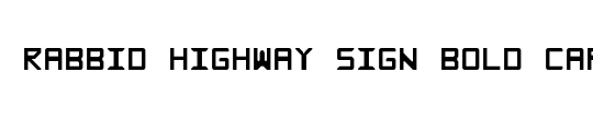Rabbid Highway Sign Caps Narrow