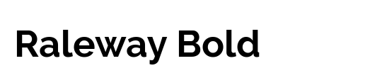 Raleway SemiBold