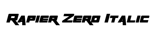 Rapier Zero