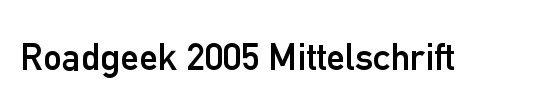 Alte DIN 1451 Mittelschrift