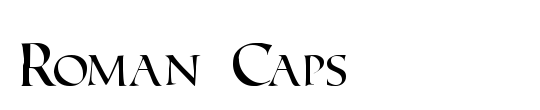Roman Caps