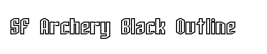 Archery Black Condensed