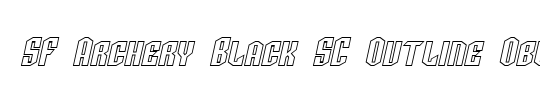 SF Archery Black Outline