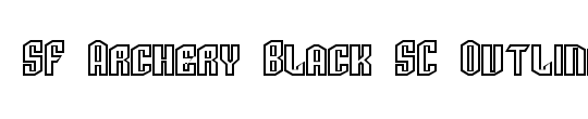 Archery Black Condensed