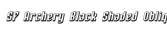 Archery Black Condensed