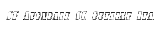 Avondale SC Outline