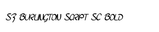 SF Burlington Script SC