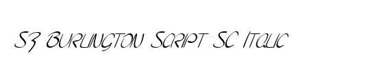 SF Burlington Script