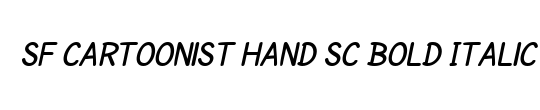 SF Cartoonist Hand