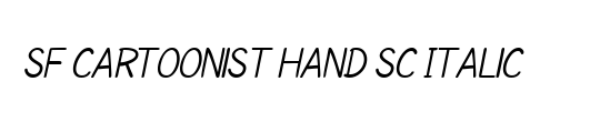 SF Cartoonist Hand