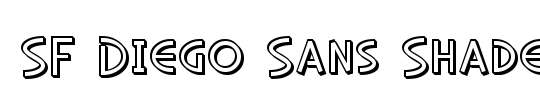 Sans Serif Shaded