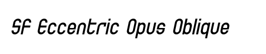 SF Eccentric Opus Condensed