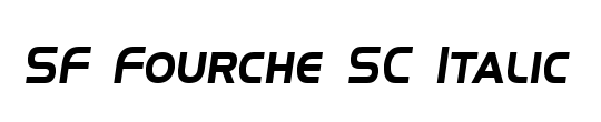 SF Fourche Condensed