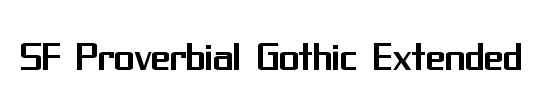 Gothic-Extended