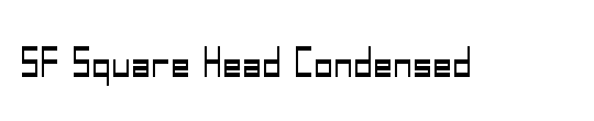 SF Square Head Condensed