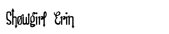 Font for Erin