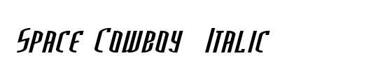 The Cowboy Font